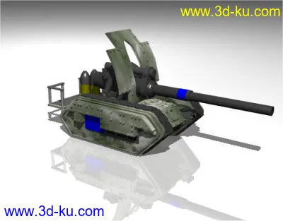 [3DS]机甲战争武器套件--蓝军模型的图片2