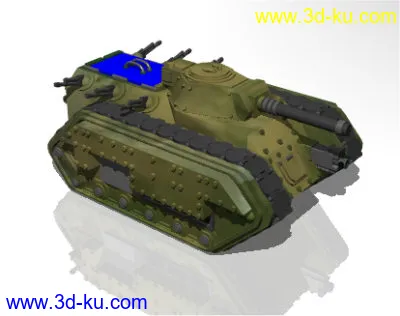 [3DS]机甲战争武器套件--蓝军模型的图片3