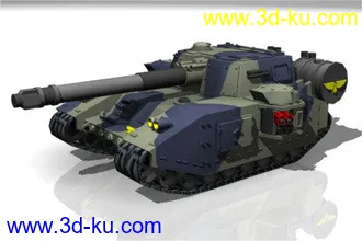 3D打印模型[3DS]机甲战争武器套件--蓝军的图片