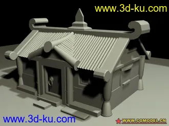 小屋模型的图片