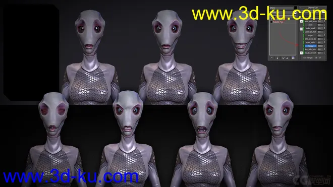 外星人女性角色模型的图片2