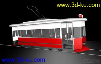 3D打印模型有轨电车的图片
