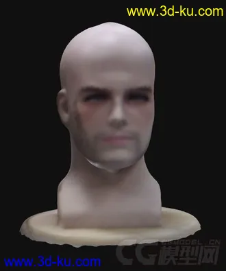 3d扫描的人物头像模型的图片