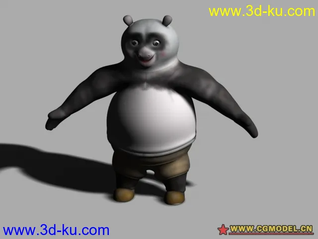 模仿 功夫熊猫  （角色处作））模型的图片3