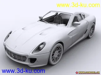 3D打印模型法拉利599的图片