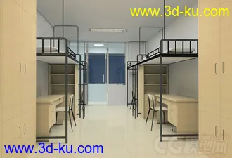 3D打印模型学生宿舍 学生公寓的图片