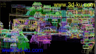 3D打印模型古建的图片