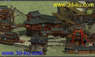 3D打印模型古建的图片