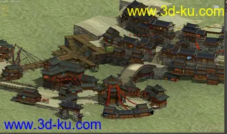 3D打印模型古建的图片