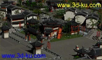 3D打印模型古建苏州城的图片