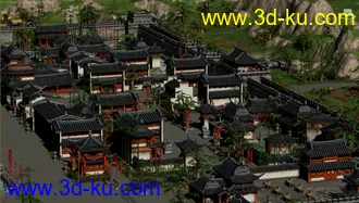 3D打印模型古建苏州城的图片