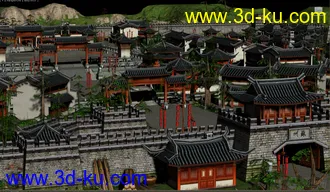 3D打印模型古建苏州城的图片