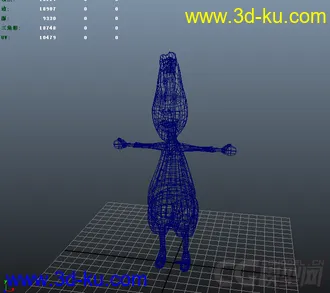 卡通人物模型，带贴图的图片