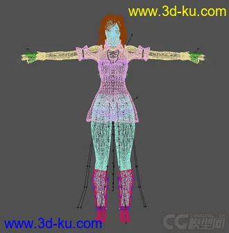 3D打印模型上古卷轴4 Tona制作的一套衣服的图片