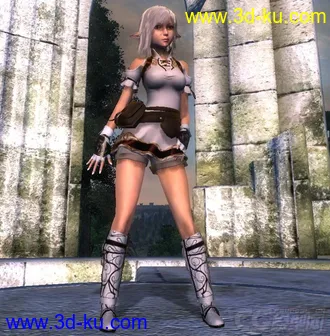 3D打印模型上古卷轴4 Tona制作的一套衣服的图片