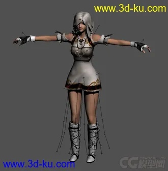 3D打印模型上古卷轴4 Tona制作的一套衣服的图片