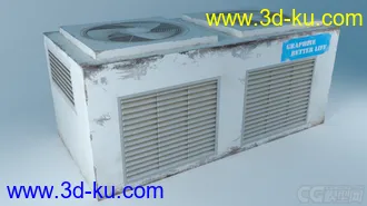 3D打印模型超低面数写实系空调 做大场景用的的图片