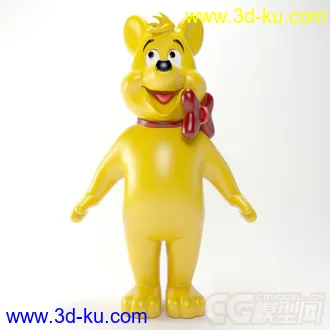 3D打印模型六一礼物--卡通袋鼠与熊的图片