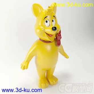 3D打印模型六一礼物--卡通袋鼠与熊的图片