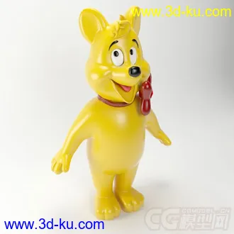 3D打印模型六一礼物--卡通袋鼠与熊的图片