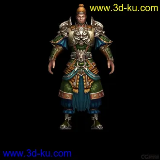 3D打印模型武将的图片