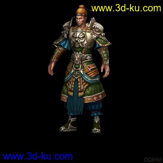 3D打印模型武将的图片