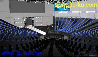 3D打印模型摔跤比赛场地  格斗比赛场地 格斗场的图片