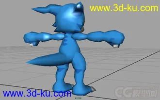 3D打印模型【数码宝贝】V仔兽的图片