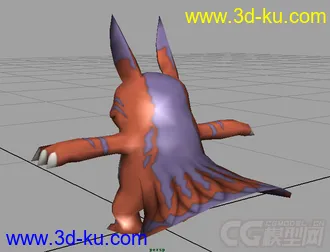 3D打印模型【数码宝贝】艾力兽的图片