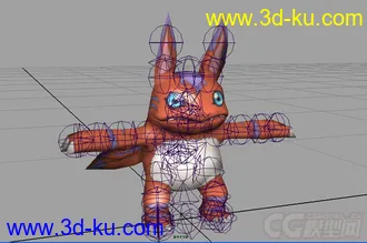 3D打印模型【数码宝贝】艾力兽的图片