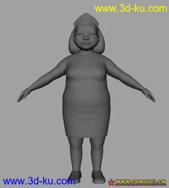 3D打印模型胖护士的图片