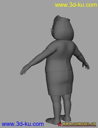 3D打印模型胖护士的图片