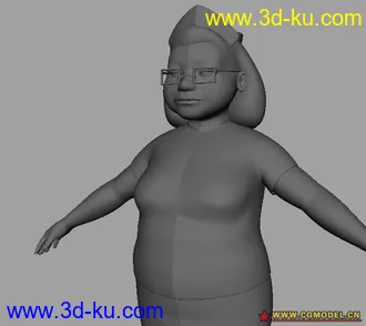 3D打印模型胖护士的图片