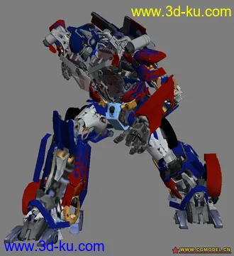 3D打印模型变形金刚—擎天柱 可变汽车的图片