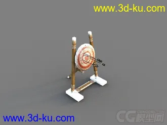 3D打印模型箭靶的图片