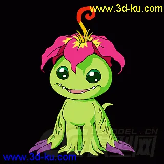 3D打印模型【数码宝贝】巴鲁兽的图片