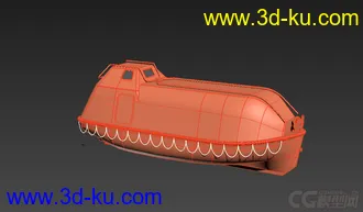 3D打印模型救生艇 救生船 救生舱 完爆海啸的图片