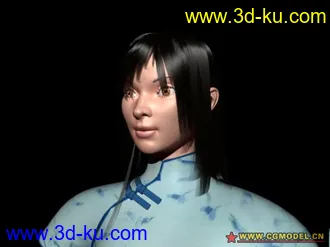3D打印模型女女，喜欢拿走的图片