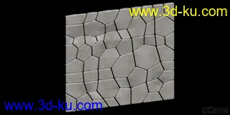 3D打印模型石头墙 乱做的 见笑了 有贴图的图片