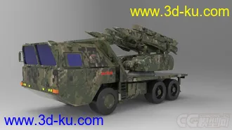 3D打印模型红旗 12 防空导弹发射车的图片