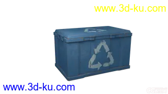 3D打印模型垃圾箱一枚的图片