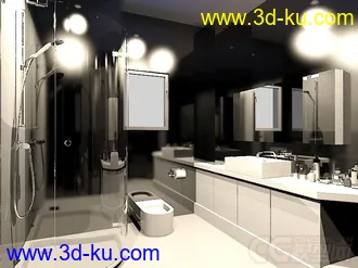 3D打印模型现代厕所的图片