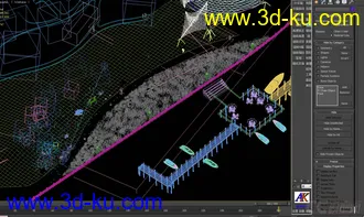 3D打印模型小路景观透视的图片