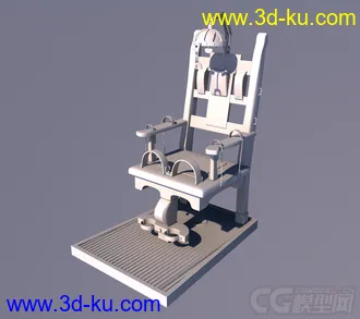 3D打印模型电椅 刑椅的图片