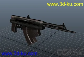 3D打印模型水下步枪的图片