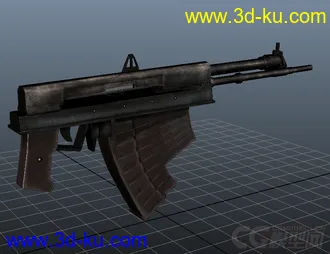 3D打印模型水下步枪的图片