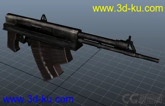 3D打印模型水下步枪的图片
