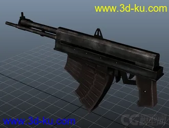 3D打印模型水下步枪的图片
