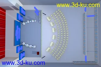 3D打印模型某市商政论坛场景设计的图片