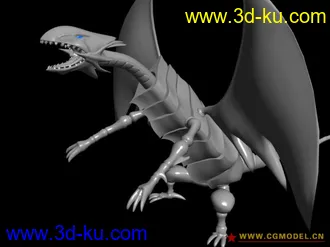 3D打印模型自作的白龙模，指教下的图片